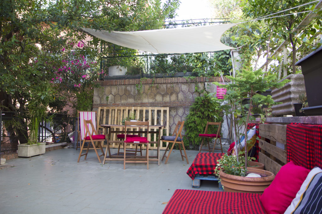 L'ampia terrazza