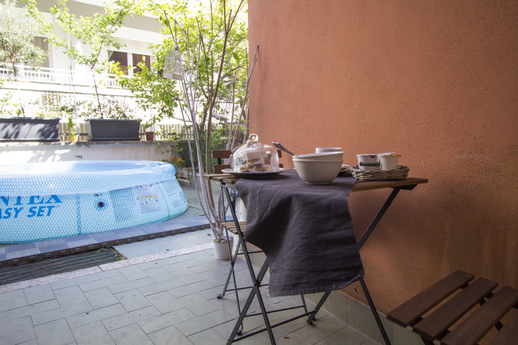 La veranda per i fumatori